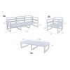 ΜΥΚΟΝΟΣ SET 3ΘΕΣ.WHITE ΜΕ ΜΑΞ.(3ΘΕΣ.+2ΠΟΛ.+ΤΡΑΠ 130εκ.)