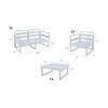 ΜΥΚΟΝΟΣ SET 2ΘΕΣ.WHITE ΜΕ ΜΑΞ.(2ΘΕΣ.+2ΠΟΛ.+ΤΡΑΠ 65εκ.)