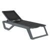 RIO PRO ΞΑΠΛΩΣΤΡΑ DARK GREY/BLACK ΠΟΛ/ΝΙΟΥ 190X70X33εκ.