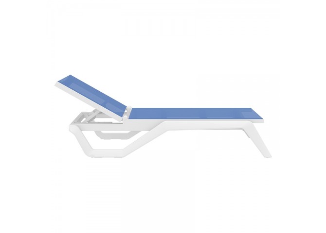 RIO PRO ΞΑΠΛΩΣΤΡΑ WHITE/BLUE ΠΟΛ/ΝΙΟΥ 190X70X33εκ.