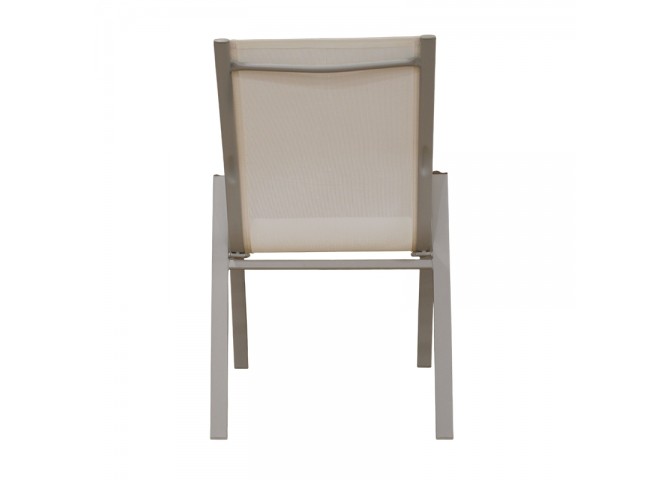 SELBY CAPPUCCINO/WHITE TEXT ΜΕΤΑΛΛΙΚΗ ΠΟΛ/ΝΑ 56Χ64Χ90εκ.