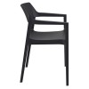 TULUM BLACK ΠΟΛΥΘΡΟΝΑ ΠΟΛ/ΝΙΟΥ 55X52X79εκ.
