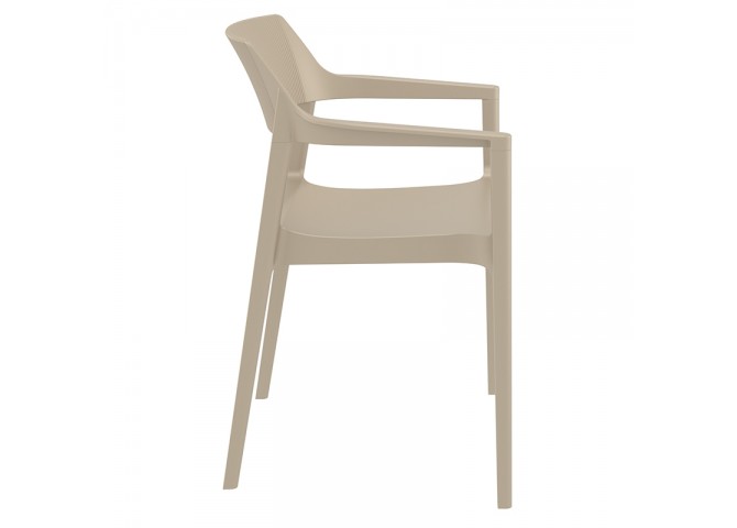 TULUM TAUPE ΠΟΛΥΘΡΟΝΑ ΠΟΛ/ΝΙΟΥ 55X52X79εκ.