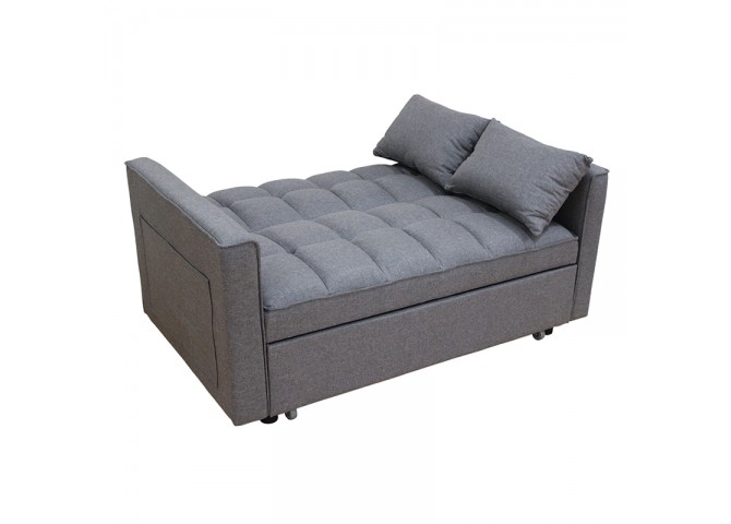 WIND GREY ΥΦΑΣΜΑ ΚΑΝΑΠΕΣ/ΚΡΕΒΑΤΙ 140X85X82εκ.