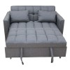 WIND GREY ΥΦΑΣΜΑ ΚΑΝΑΠΕΣ/ΚΡΕΒΑΤΙ 140X85X82εκ.