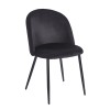 RIO BLACK VELVET ΥΦΑΣΜΑ ΚΑΡΕΚΛΑ ΜΕΤΑΛΛΙΚΗ 50X52X81εκ.