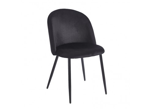 RIO BLACK VELVET ΥΦΑΣΜΑ ΚΑΡΕΚΛΑ ΜΕΤΑΛΛΙΚΗ 50X52X81εκ.