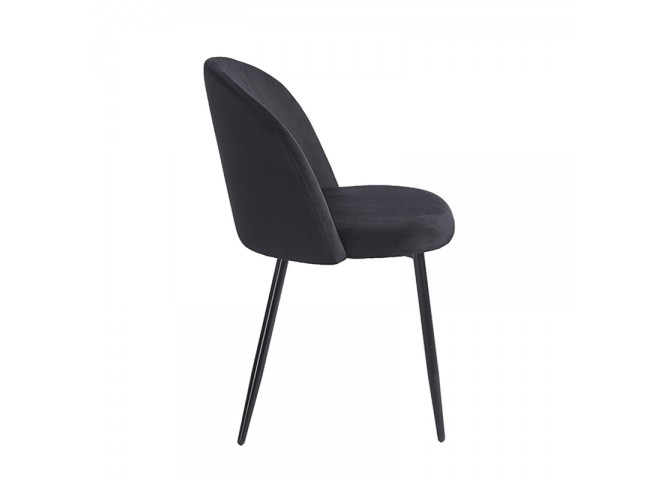 RIO BLACK VELVET ΥΦΑΣΜΑ ΚΑΡΕΚΛΑ ΜΕΤΑΛΛΙΚΗ 50X52X81εκ.