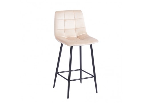NORA BEIGE VELVET ΥΦΑΣΜΑ 65εκ. ΣΚΑΜΠΟ ΜΕΤΑΛΛΙΚΟ 45X41X65-99εκ.