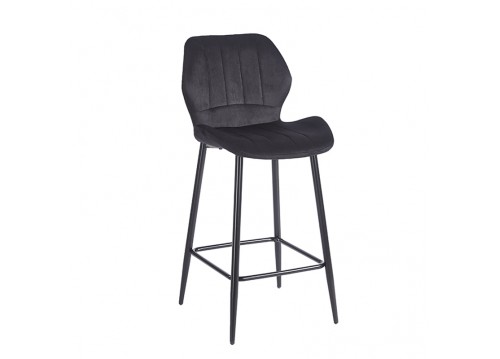 DYLAN BLACK VELVET ΥΦΑΣΜΑ 65εκ. ΣΚΑΜΠΟ ΜΕΤΑΛΛΙΚΟ 46X45X65-95εκ.