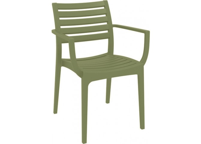 ARTEMIS OLIVE GREEN ΠΟΛΥΘΡΟΝΑ ΠΟΛ/ΝΙΟΥ 58X58X83.5εκ.