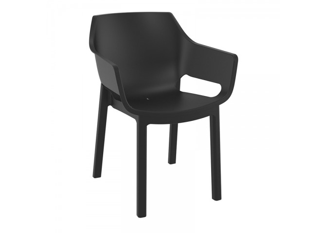 DORA BLACK ΠΟΛΥΘΡΟΝΑ ΠΟΛ/ΝΙΟΥ 58X59X80εκ.