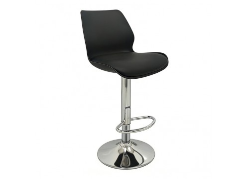 BAR49 BLACK PU/PVC(Σ2)ΣKAMΠO ΜΕ ΑΜΟΡΤΙΣΕΡ 39X45X102εκ.