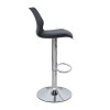 BAR49 BLACK PU/PVC(Σ2)ΣKAMΠO ΜΕ ΑΜΟΡΤΙΣΕΡ 39X45X102εκ.