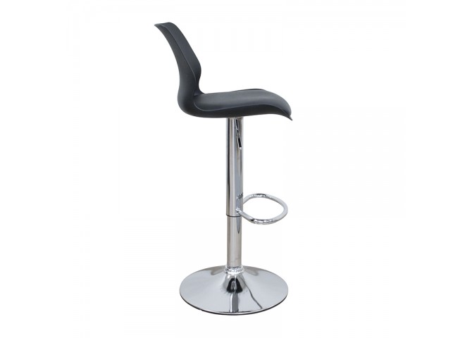 BAR49 BLACK PU/PVC(Σ2)ΣKAMΠO ΜΕ ΑΜΟΡΤΙΣΕΡ 39X45X102εκ.