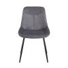 TEREA GREY VELVET ΥΦΑΣΜΑ ΚΑΡΕΚΛΑ ΜΕΤΑΛΛΙΚΗ 51X58X87εκ.