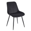 TEREA BLACK VELVET ΥΦΑΣΜΑ ΚΑΡΕΚΛΑ ΜΕΤΑΛΛΙΚΗ 51X58X87εκ.