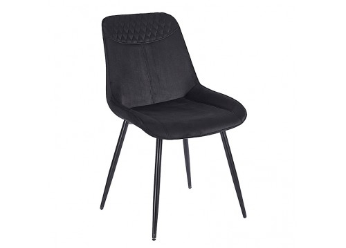 TEREA BLACK VELVET ΥΦΑΣΜΑ ΚΑΡΕΚΛΑ ΜΕΤΑΛΛΙΚΗ 51X58X87εκ.
