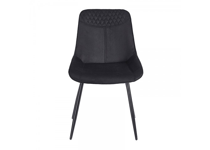 TEREA BLACK VELVET ΥΦΑΣΜΑ ΚΑΡΕΚΛΑ ΜΕΤΑΛΛΙΚΗ 51X58X87εκ.