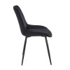TEREA BLACK VELVET ΥΦΑΣΜΑ ΚΑΡΕΚΛΑ ΜΕΤΑΛΛΙΚΗ 51X58X87εκ.