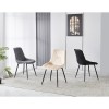 SILVIA GREY VELVET ΥΦΑΣΜΑ ΚΑΡΕΚΛΑ ΜΕΤΑΛΛΙΚΗ 51X58X87εκ.