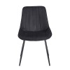 BONY BLACK VELVET ΥΦΑΣΜΑ ΚΑΡΕΚΛΑ ΜΕΤΑΛΛΙΚΗ 51X58X87εκ.