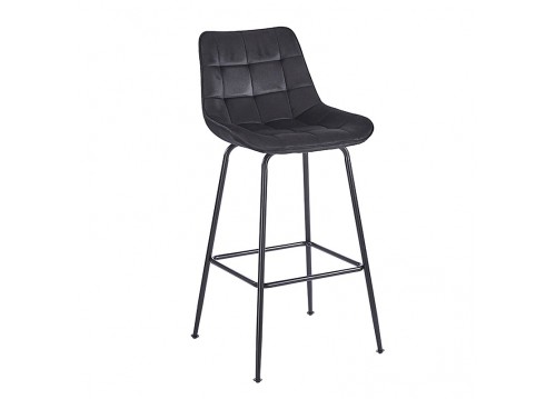 ERMINA BLACK VELVET ΥΦΑΣΜΑ 75εκ. ΣΚΑΜΠΟ ΜΕΤΑΛΛΙΚΟ 49X50X75-104εκ.