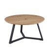 ALEX SONOMA OAK Φ80Χ41εκ. ΤΡΑΠΕΖΙ ΣΑΛΟΝΙΟΥ