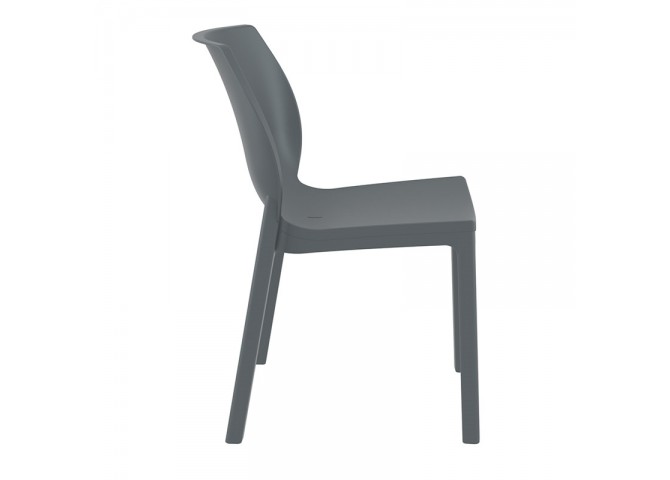 NORA DARK GREY ΚΑΡΕΚΛΑ ΠΟΛ/ΝΙΟΥ 51X59X80εκ.