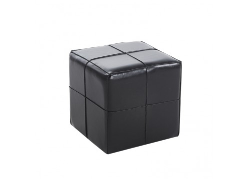 ENZO BLACK PU ΣΚΑΜΠΟ 31X31X31εκ.