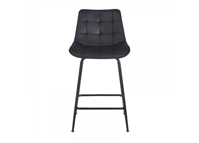 ERMINA BLACK VELVET ΥΦΑΣΜΑ 64εκ. ΣΚΑΜΠΟ ΜΕΤΑΛΛΙΚΟ 49X50X64-94εκ.