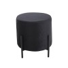 BELLA/R ΣΚΑΜΠΟ BLACK VELVET ΥΦΑΣΜΑ Φ.35Χ38εκ.
