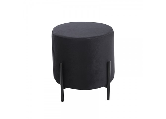 BELLA/R ΣΚΑΜΠΟ BLACK VELVET ΥΦΑΣΜΑ Φ.35Χ38εκ.