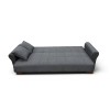 VAVEL DARK GREY ΥΦΑΣΜΑ 3ΘΕΣΙΟΣ ΚΑΝΑΠΕΣ/ΚΡΕΒΑΤΙ ΜΕ ΑΠΟΘ.ΧΩΡΟ 216X85X80εκ.