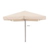 ΟΜΠΡΕΛΑ 4X4X3,88m ΤΗΛΕΣΚΟΠΙΚΗ OFF WHITE ALUM. 8ΑΚΤ.17X27X1.2mm ΙΣΤΟΣ 1Φ.60Χ1.6mm
