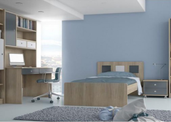 Παιδικό κρεβάτι μονό 100x196x90 για στρώμα 90x190