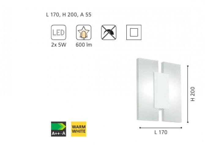 Φωτιστικό τοίχου L17 LED