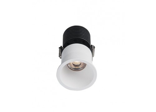 ΧΩΝΕΥΤΟ ΣΠΟΤ LED ΑΛΟΥΜΙΝΙΟΥ ΛΕΥΚΟ ΥΨΟΣ 8,7cm