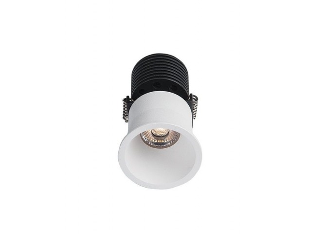 ΧΩΝΕΥΤΟ ΣΠΟΤ LED ΑΛΟΥΜΙΝΙΟΥ ΛΕΥΚΟ ΥΨΟΣ 8,7cm
